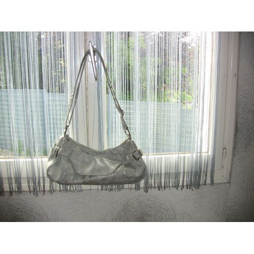 Sac à main Lidivine simili cuir gris