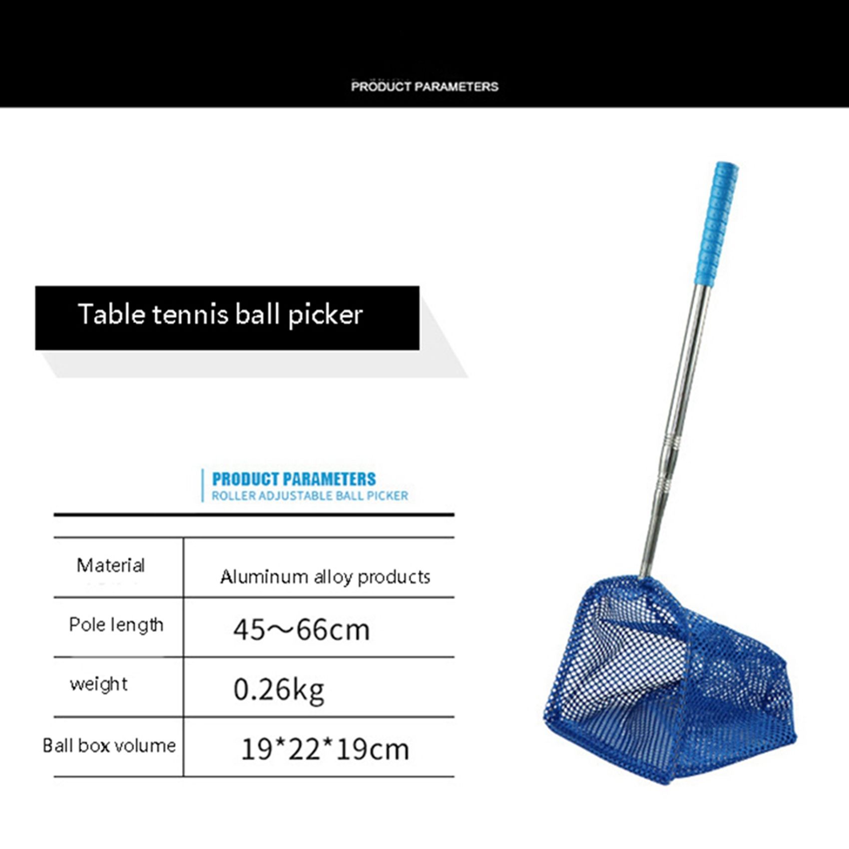 2x Portable TLescopique Scoop Net Table Tennis Ball Picker... - 6