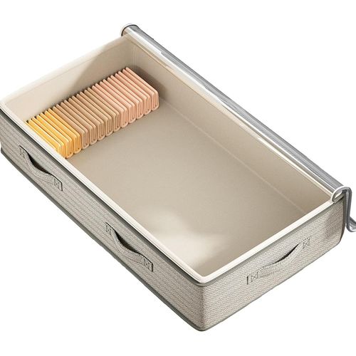 Conteneurs De Rangement Longs Et Plats¿Organiseur De Chaussures Et Vêtements De Grande Capacité,Bacs De Rangement Sous Le Lit|Parfait Pour L'organisation De La Maison Désencombrement Pour Les Pul