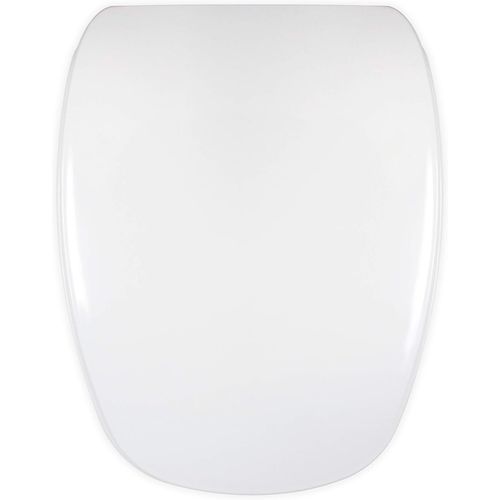Abattant Wc Compatible|Diana Gala|Charnière Réglable|Facile Instalation Et Nettoyage|Lunette Toilette Ultra Résistant|Blanc|42X34X4,5 Cm