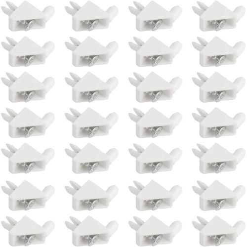 Support Etagere,Taquet Etagere,50 Pièces,Durables Et Résistantes,Adaptées Aux Supports D'étagères Pour Ikea