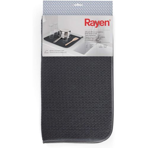 | Tapis D¿Égouttage À Plaques|Égouttoir De Vaisselle De Cuisine|Matériau Super Absorbant|Séchage Rapide|Évitez L¿Humidité|Gris Foncé|40x46 Cm