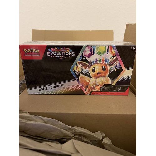 Boîte Surprise Pokémon Ev8.5 Évolutions Prismatiques