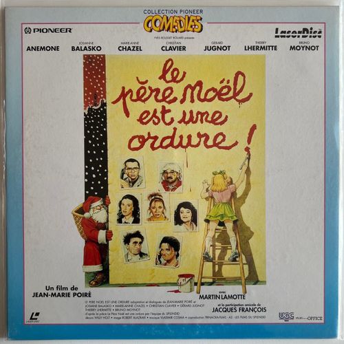 Laserdisc Le Père Noël Est Une Ordure 1982 Vf