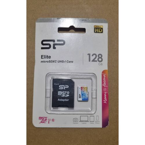 SP Elite Micro SDXC UHS-I Card 128 Go