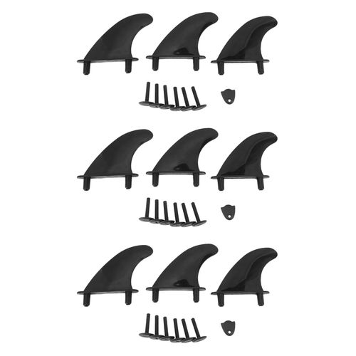 3x Kits D'ailerons De Planche De Surf Ailerons De Planche De Surf ¿¿ Dessus Souple Planches De Surf En Mousse Accessoires Pour Les Amateurs De Surf