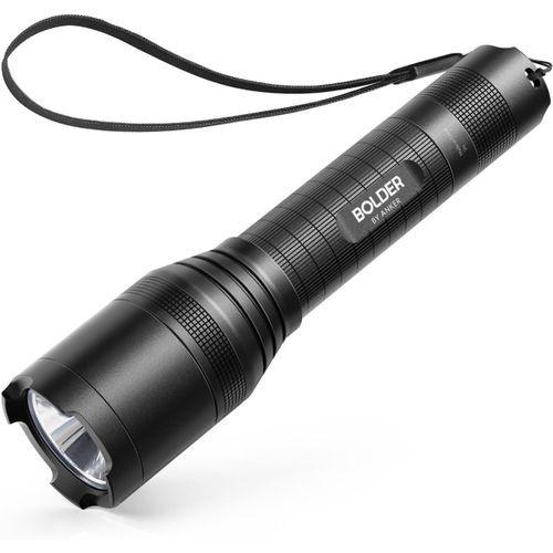Lc90 Lampe De Poche Led-Lampe Torche 900 Lumens Rechargeable Avec Zoom,Indice Waterproof Ip65,5 Modes D'Éclairage Et Pile 18650 Rechargeable Incluse