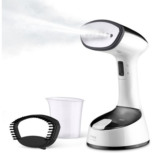 Black Mist Défroisseur À Vapeur Vertical Pliable,De Voyage,1470W,Capacité 150Ml,Élimine Les Plis,Désinfecte Et Désodorise,Avec Un Brosse Pour Tissus Épais,Ultra-Compact