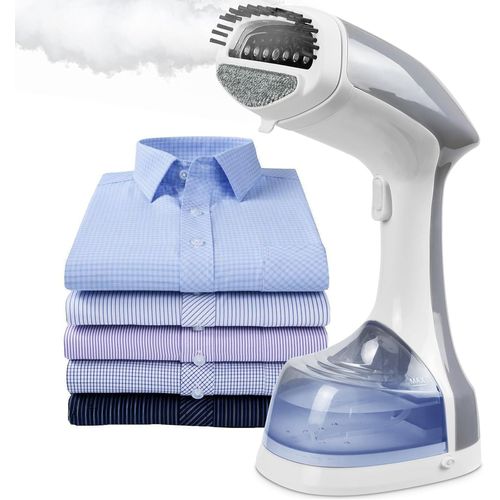 Défroisseur Vapeur Vertical,Portable Défroisseur Vapeur À Main,Voyage Vapeur Steamer Pour La Maison,Le Bureau,Le Voyage (Gris+Blanc)