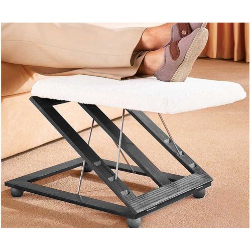@ Confortable Hauteur Et Angle Réglable Repose-Pieds Repose-Pied Tabouret De Pied Support Relax
