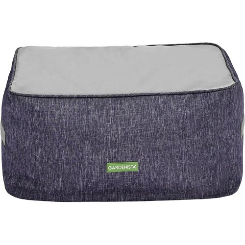 Grand Pouf Bean Bag | Repose-Pieds Rectangulaire Confortable Pour Intérieur/Extérieur | Résistant À L'eau Et Aux Intempéries | Matériau Protégé Contre Les Uv,Durable | Pour Jardin (Gris)