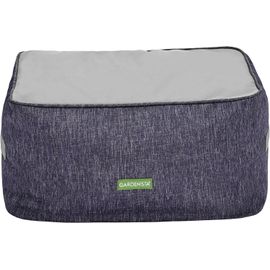 Grand Pouf Bean Bag | Repose-Pieds Rectangulaire Confortable Pour Intérieur/Extérieur | Résistant À L'eau Et Aux Intempéries | Matériau Protégé Contre Les Uv,Durable | Pour Jardin (Gris)