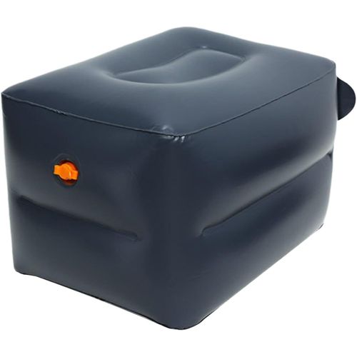 Repose-Pieds Gonflable-Coussin Repose-Jambes Pour Tabouret De Voyage Gris | Repose-Pieds Léger Pour Avion Pour Voiture,Maison,Camping Ou Bureau,Coussin Portable Et Facile À Utiliser Pour Plus De