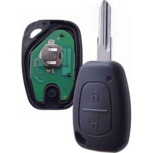 Clé Vierge Id46 Electronique À Programmer Compatible Avec Renault Kangoo Master Trafic Opel Vivaro Movano Vauxhall Lame Vac102