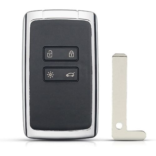 Pour Renault Coque Pour Clé Sportage Étui Key Shell 4 Boutons Remplacement Clé De Voiture Shell Pour Renault Megane 4 Talisman 5 Espace 5 Kadjar