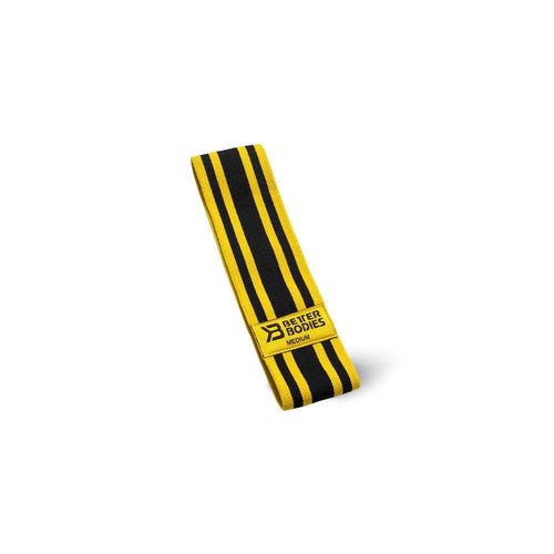 Glute Force Black/Yellow (Medium Resistance)|Elastiques Et Lests|Better Bodies