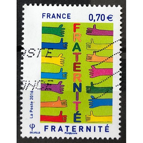 Concours Dessins D'enfants - Fraternité 0,70€ (Joli N° 5023) Obl - France Année 2016 - Brn83 - N28423