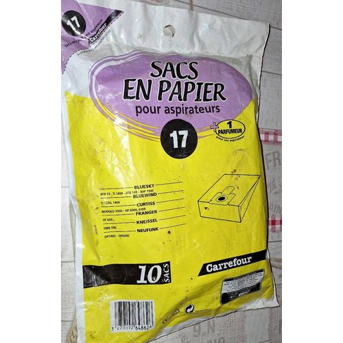 Sac aspirateur n° 17