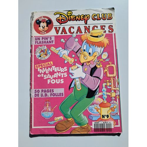 Disney Club Vacances N°9 De Février 1993 Spécial Inventions