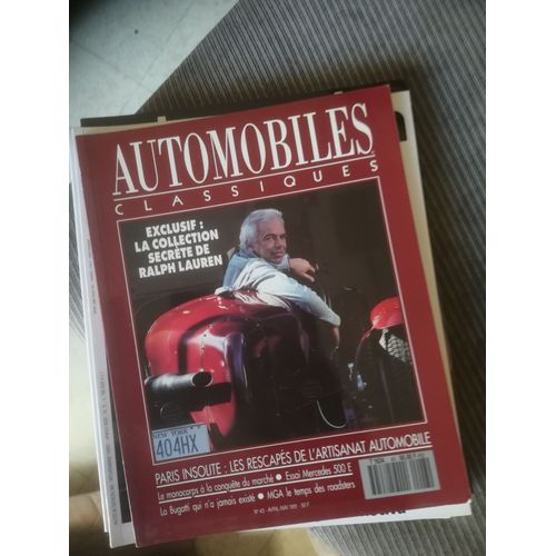 Automobiles Classiques 43 De 1991 Mercedes 500e,Lauren,Mg A,Maserati 300s,