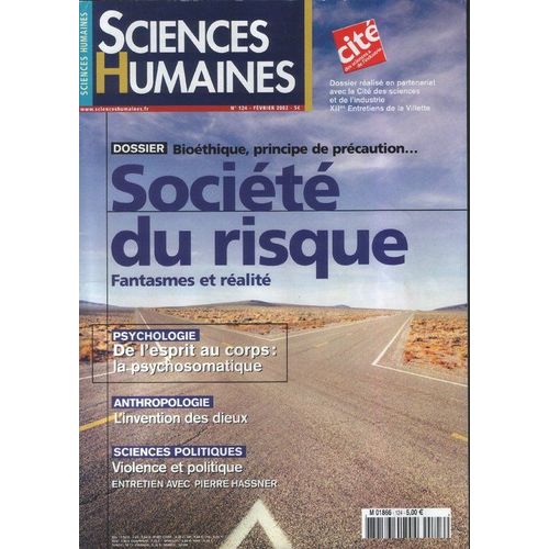 Sciences Humaines N° 124 : Société Du Risque