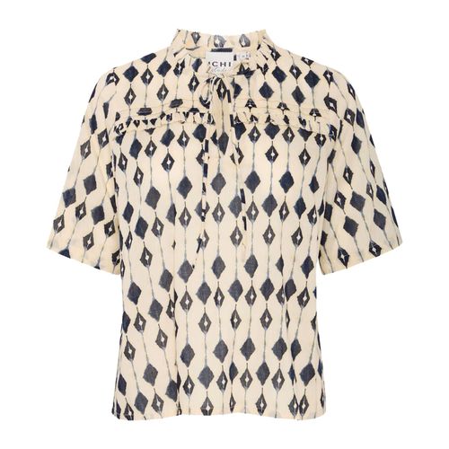 Tee Shirt Manches Courtes Ichi Ihemmeretta Ss2 Ecru 36