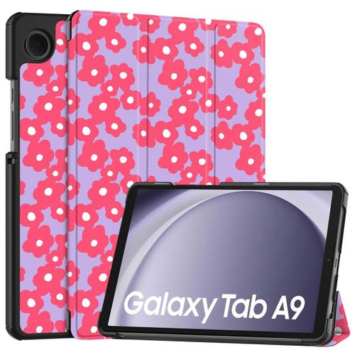 Imoshion Coque Tablette Samsung Galaxy Tab A9 8.7 Pouces Dusty Rose Blossom