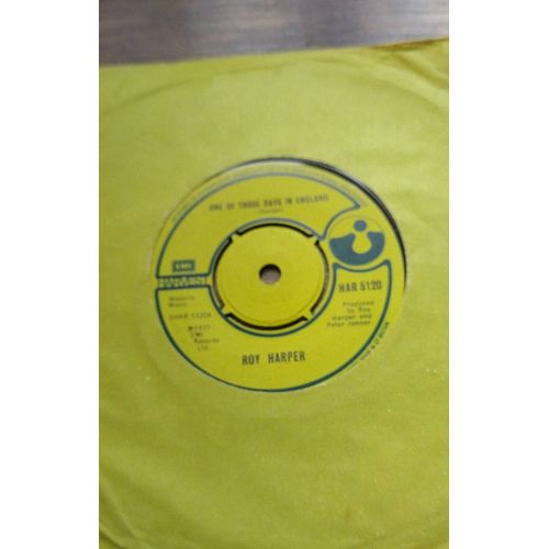 Roy Harper . One Of Those Days In England . 45 Tours Import England . 1977