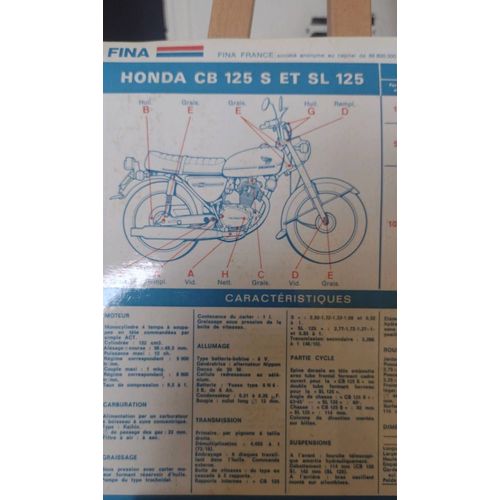 Fiche Fina Revue Moto Technique Suzuki T500 K Honda Cb 125 S Et Sl