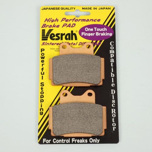 Plaquette De Frein Vesrah Pour Moto Yamaha 125 Tzr 1987 À 1992 Av Neuf