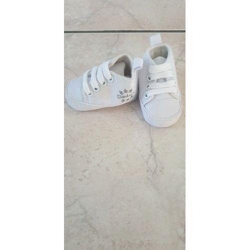 Petites Basket Bébé Blanche 0-3mois