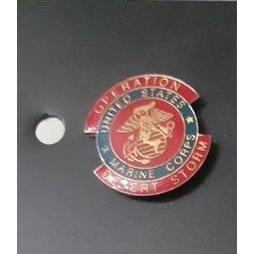 Pin's Opération Tempête Du Désert Marine Corps Désert Storm Vintage 1991