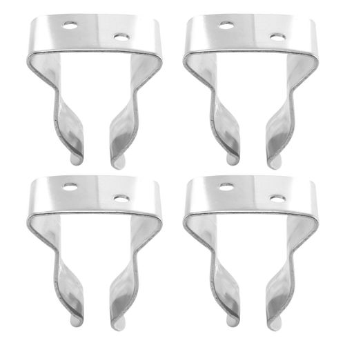 4 Pi¿¿Ces S¿¿Ries De Crochet De Bateau En Acier Inoxydable Support De Pince ¿¿ Ressort Porte-Rames De Bateau Pince ¿¿ Ressort Marine Pince De Support En Argent