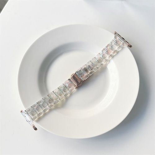 Applicable Au Bracelet Apple Watch 8 Iwatch 7/6 Apple Watch Se/1/2/3/4/5/Pvc Laser Glacier-Couleur Magique Transparente - 41 Mm