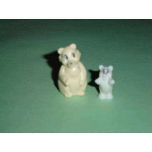 Kinder - Animaux, Série : Exotische Tiere (Les Animaux Exotiques & Leurs Petits), 1996 - K97 N. 78 / K97n78 : Eisbär Mit Jungen (Ours Blanc & Son Petit)