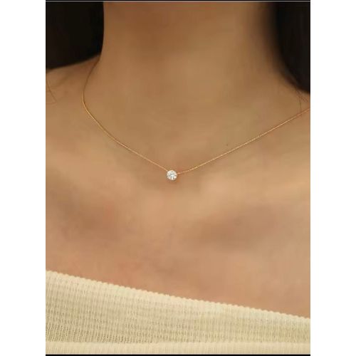 Collier En Acier Inoxydables En Or 