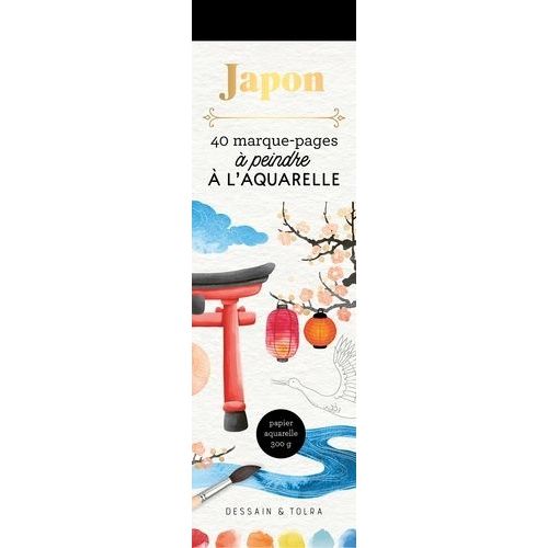 Japon - 40 Marque-Pages À Peindre À L'aquarelle
