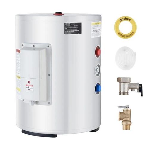 Chauffe-eau Électrique-VEVOR-1,6 kW-Instantané avec Réservoir de 40 L-avec Affichage LED-Commande par Bouton