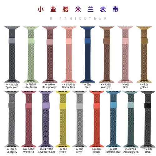 Applicable Au Bracelet Apple Watch Milanese 5 Apple Watch S6 Magnétique Iwatch7 Petite Taille Se Bracelet-Bleu-38 Mm/40 Mm/41 Mm