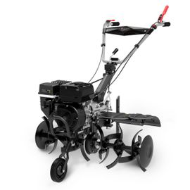 Motobineuse à Essence Moteur 4T 212 Cm3 7CV Largeur de travail 56 - 76 cm - 2 jeux de 4 fraises avec 4 lames LAMBORGHINI