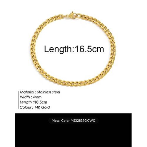 Bracelet Chaîne En Or 