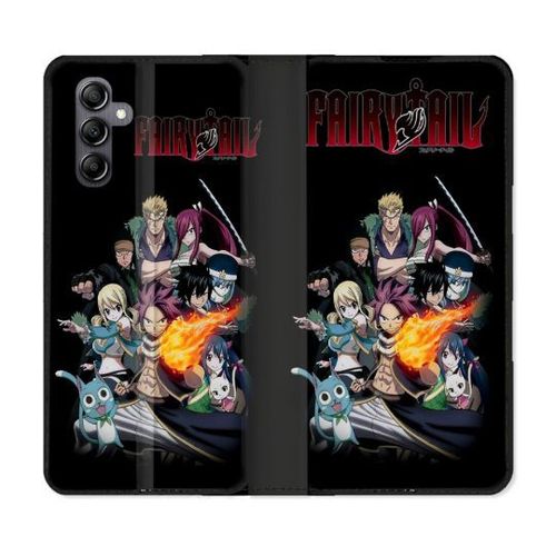 Housse Cuir Portefeuille Pour Samsung Galaxy A16 5g Manga Fairy Tail Logo Team
