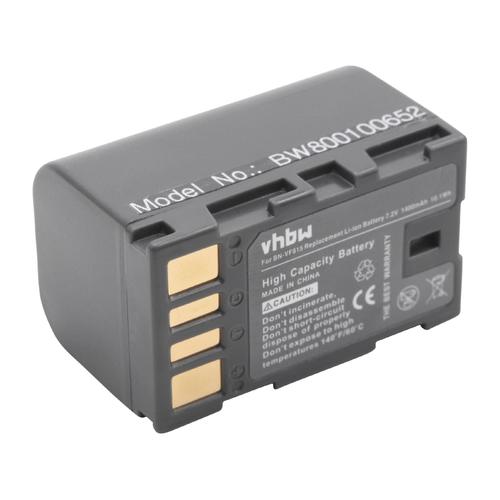 vhbw Batterie compatible avec JVC GZ-HM1SEU, GZ-HM100, GZ-HM100E, GZ-HM200 caméra vidéo caméscope (1400mAh, 7,2V, Li-ion) avec puce d'information