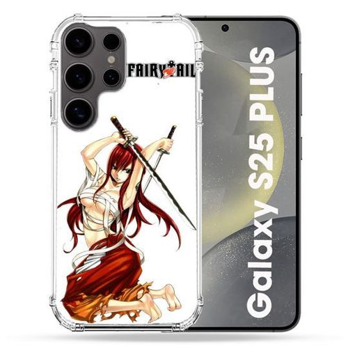 Coque Renforcée Pour Samsung Galaxy S25 Plus Manga Fairy Tail Erza