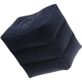Oreiller Repose-Pieds Avion Oreiller Gonflable Chaise Haute Portative Pouf Gonflable Auto Vol Coussin Yoga Barre De Pied Repose-Pieds Gonflable Coussin De Des Pieds Blue
