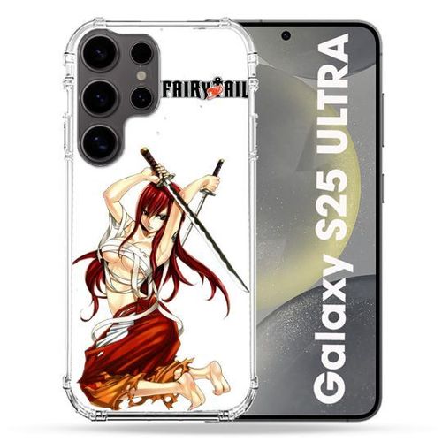 Coque Renforcée Pour Samsung Galaxy S25 Ultra Manga Fairy Tail Erza
