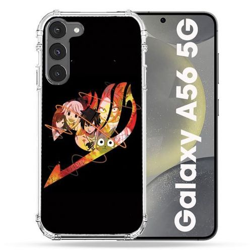 Coque Renforcée Pour Samsung Galaxy A56 5g Manga Fairy Tail Logo Noir