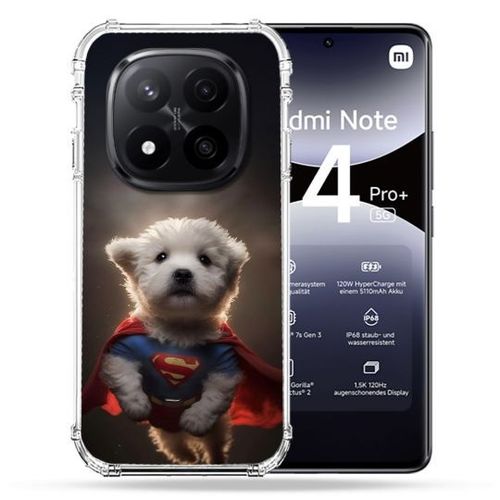 Coque Renforcée Pour Xiaomi Redmi Note 14 Pro Plus 5g Animal Super Chien