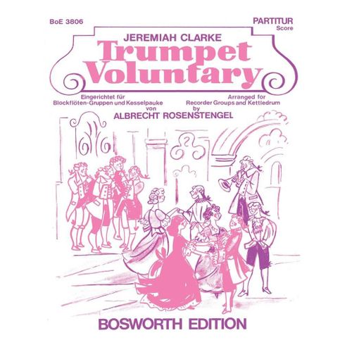 Jeremiah Clarke : Trumpet Voluntary (Score And Parts) - Recueil Recorder Ensemble, Percussion Bwh3806