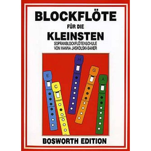 Hanna Jaskolski-Saher : Blockflöte Für Die Kleinsten - Recueil Flûte À Bec 9790201618692 Bwh4033 9783937041834
